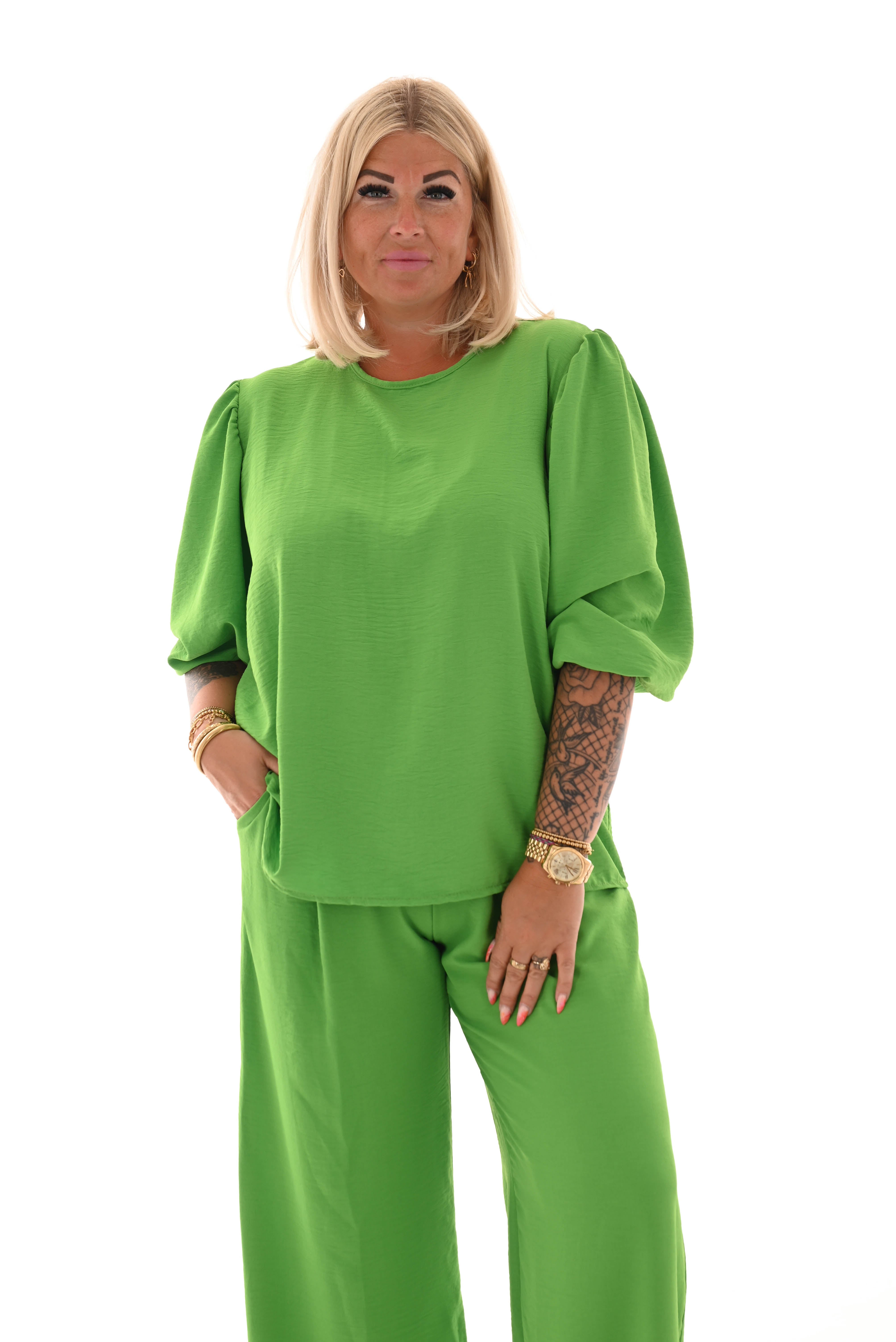 Alicia™ | To-delt sett med 3/4 ermer