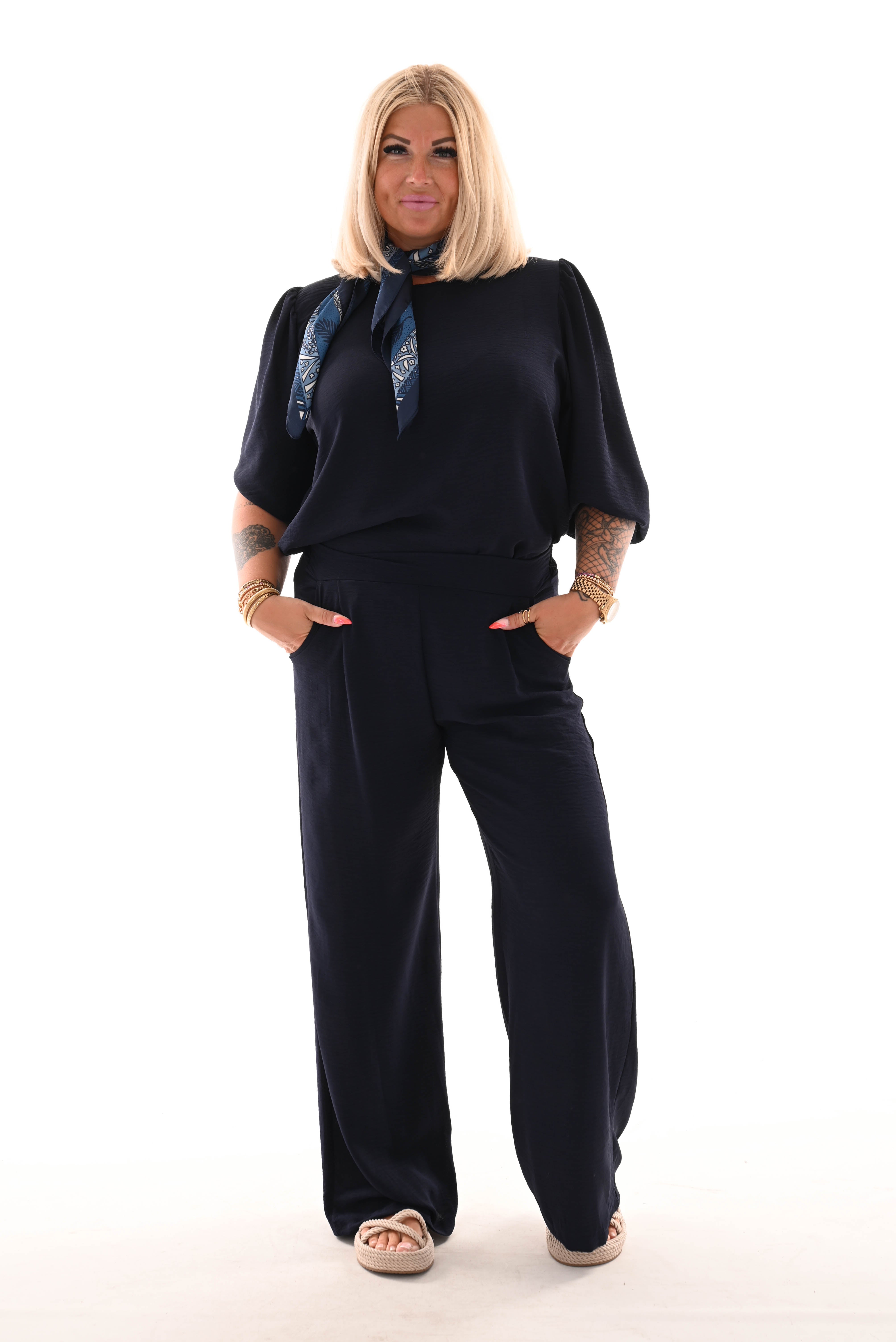 Alicia™ | To-delt sett med 3/4 ermer