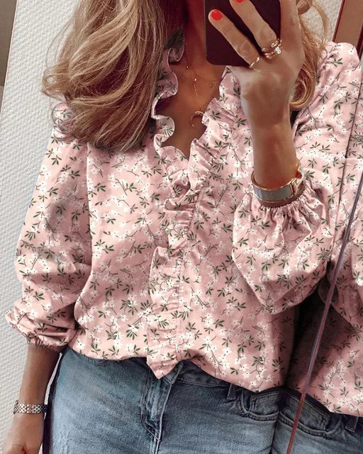 MAISON RENAE™ | Blouse Luxe à Volants