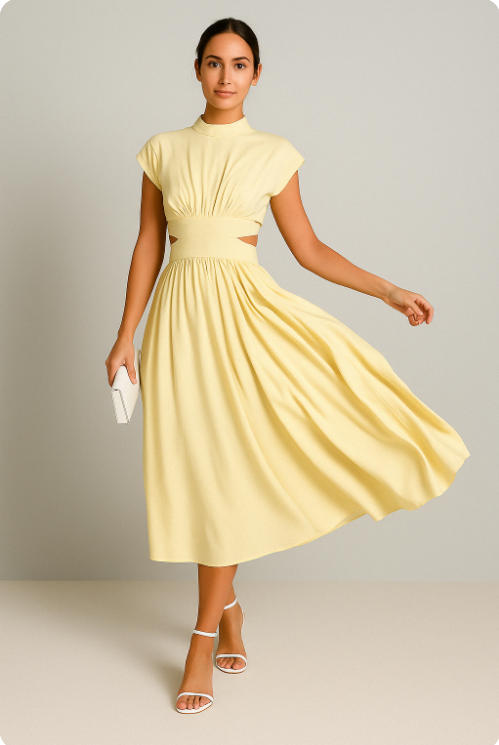 Lorraine™ | Lang og elegant kjole