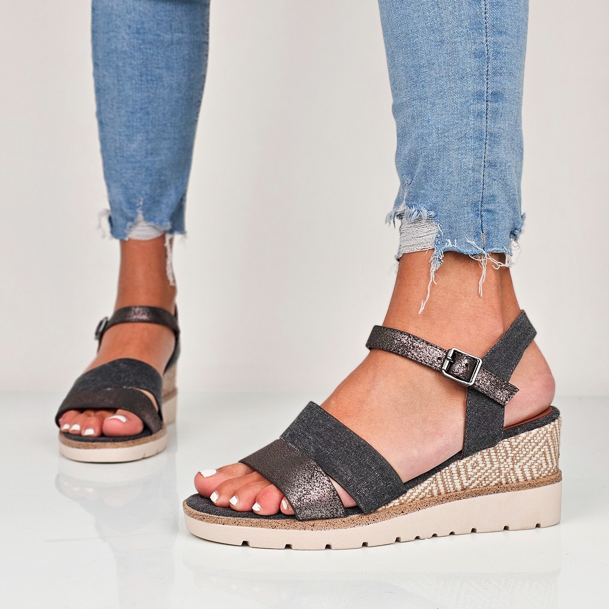 Maison Renae™ | Sandales Femme à Semelle Compensée