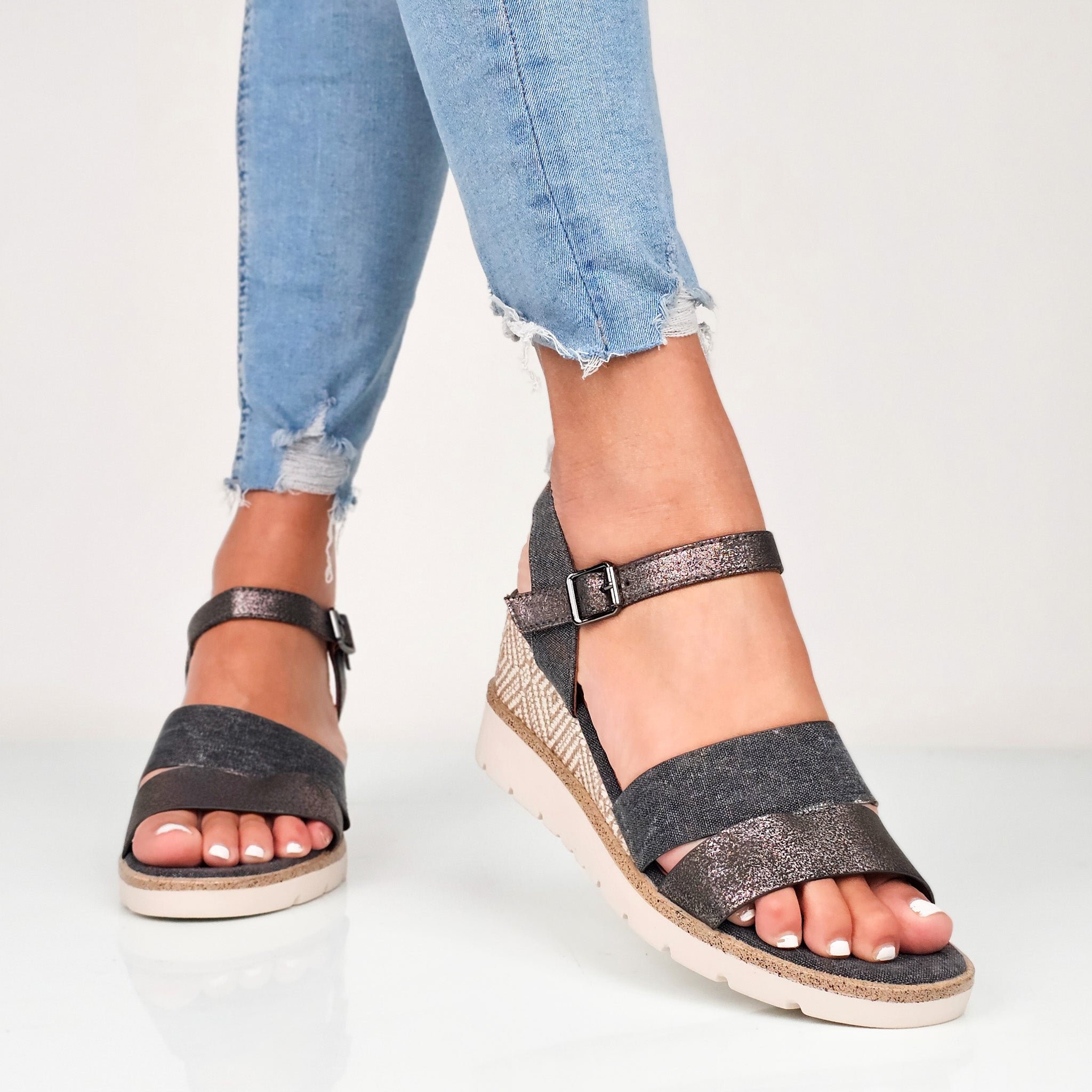 Maison Renae™ | Sandales Femme à Semelle Compensée