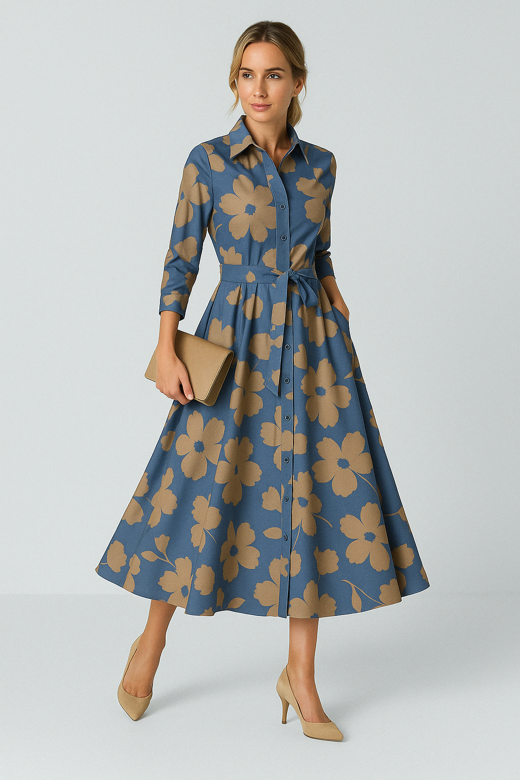 Maison Renae™ | Robe chemise classique