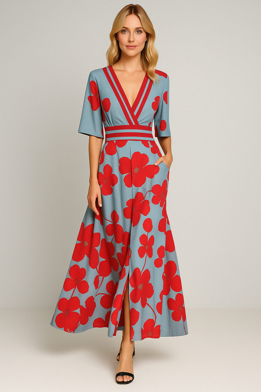 Maison Renae™ | Robe à imprimé floral